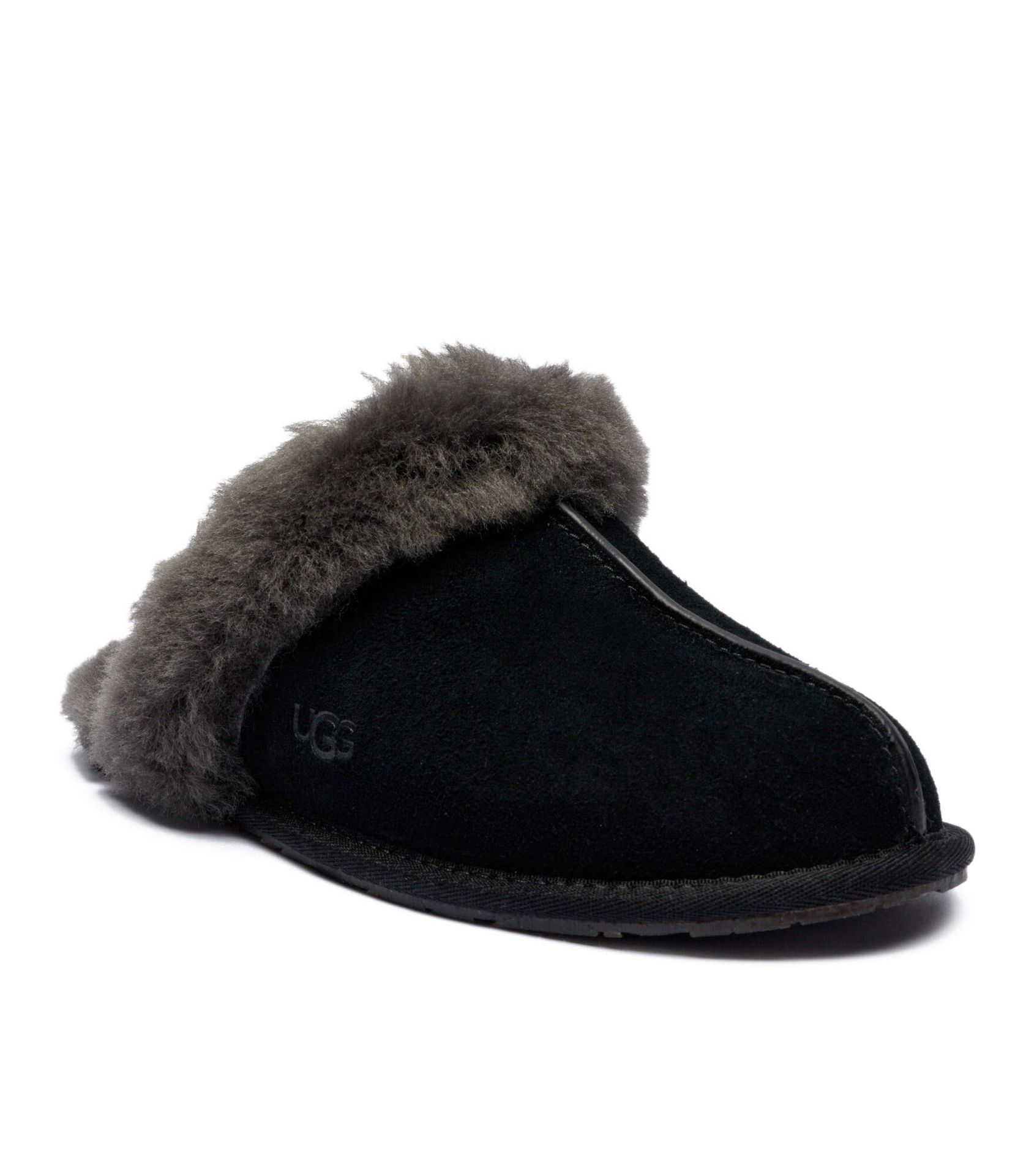 UGG Ocieplane obuwie domowe W SCUFFETTE II shearling zamsz