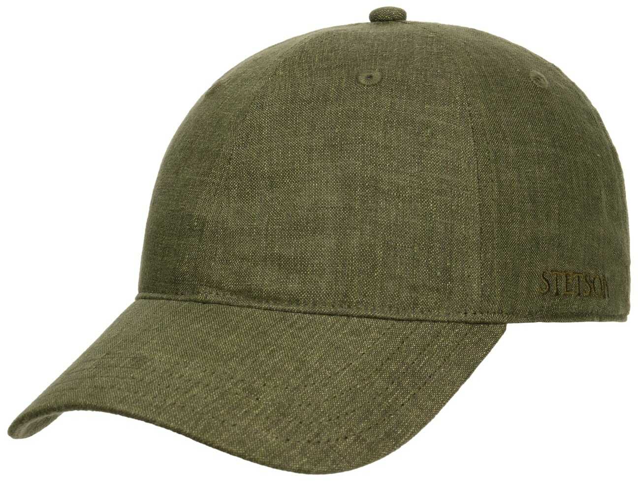 Czapka Bejsbolówka Sydell Len by Stetson, oliwkowy, M (56-57 cm)
