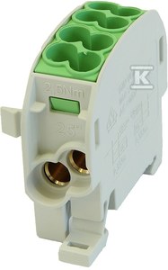 Simet Blok rozdzielczy - odgałęźny Al/Cu SCB 25 (80110) SIMBLOCK zielony 81501005 81501005