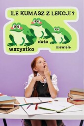 Kolorowa naklejka ścienna: Ile kumasz z lekcji