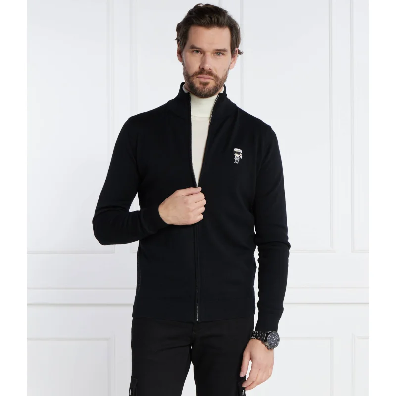 Karl Lagerfeld Wełniany sweter | Regular Fit