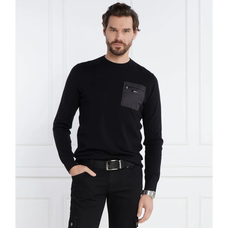 Karl Lagerfeld Sweter | Regular Fit | z dodatkiem wełny