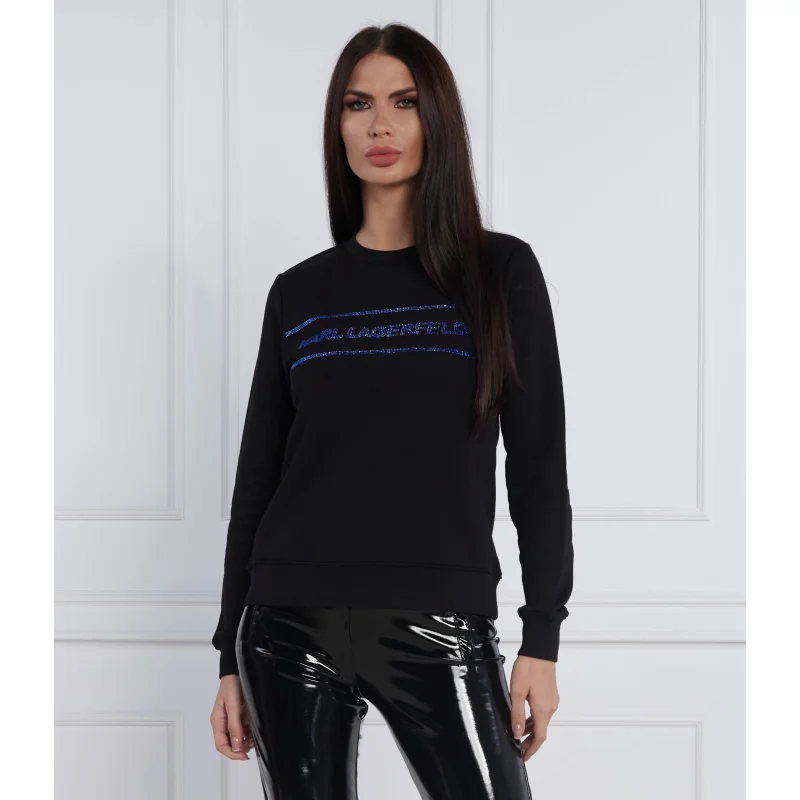Karl Lagerfeld Bluza Rhinestone | Regular Fit