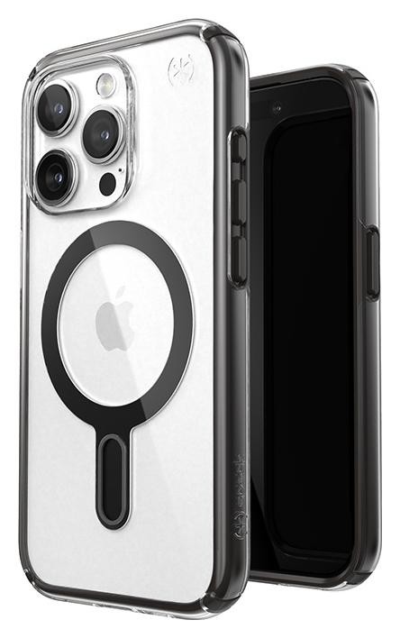 Speck Presidio Perfect-Clear ClickLock & Magsafe do iPhone 15 Pro (Clear / Frosted Black / Slate Grey)