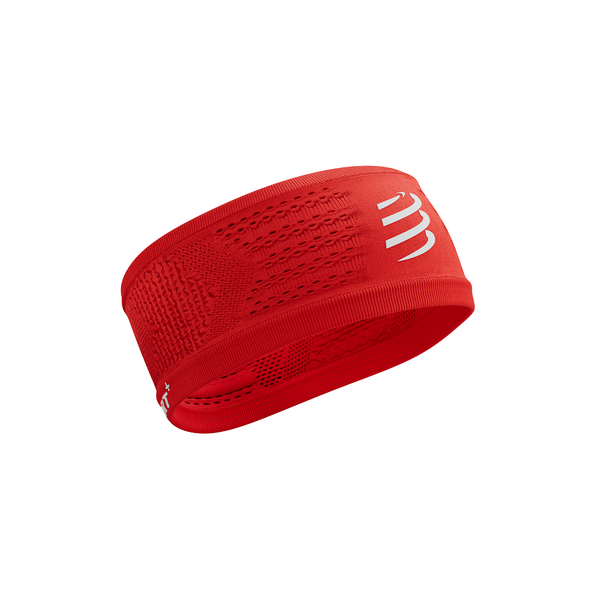 COMPRESSPORT Opaska na głowę HEADBAND ON/OFF red