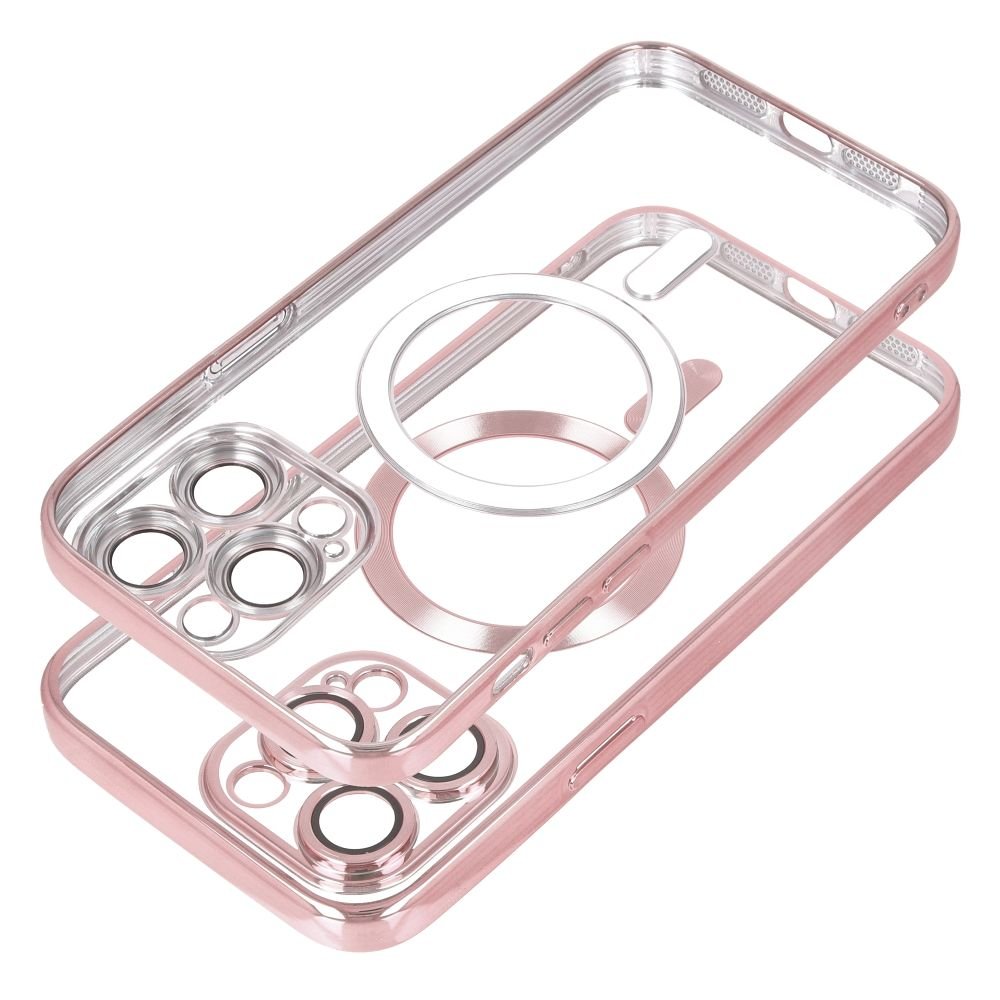Futerał Electro Mag Cover kompatybilny z MagSafe do IPHONE 15 PRO złoty róż
