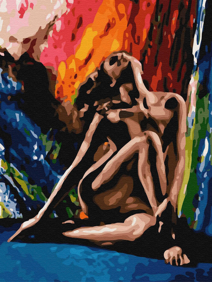 Haft Diamentowy Bez Ramy Namiętne Uczucia Naga Piękność 30x40 Mozaika Diamentowa 5d