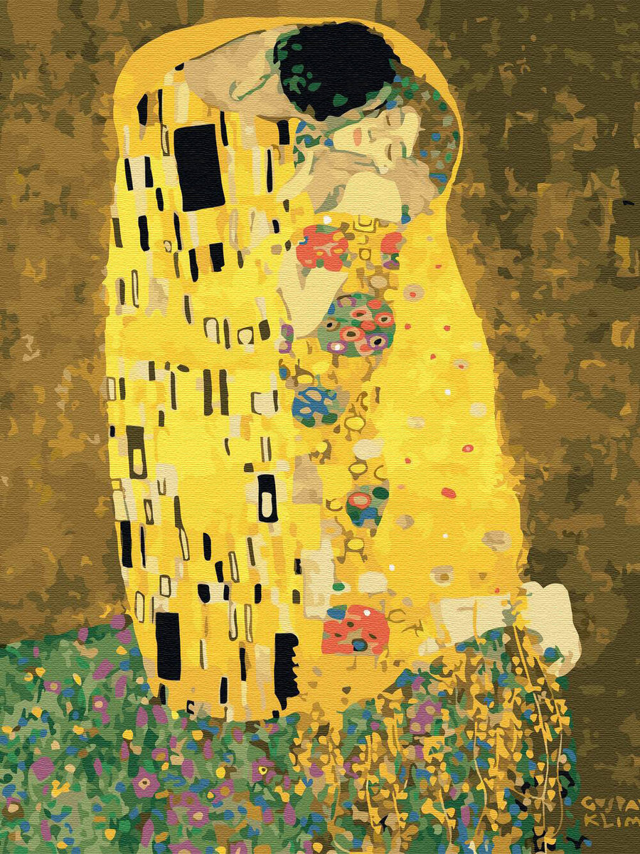 Haft Diamentowy Bez Ramy Pocałunek (gustav Klimt) 30x40 Mozaika Diamentowa 5d