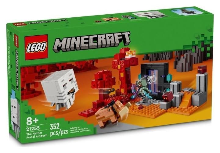 LEGO 21255 Minecraft Zasadzka w portalu do Netheru