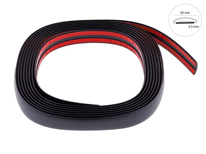 Listwa Dekoracyjna, Czarny Mat, 26 Mmx 5 M (86175)