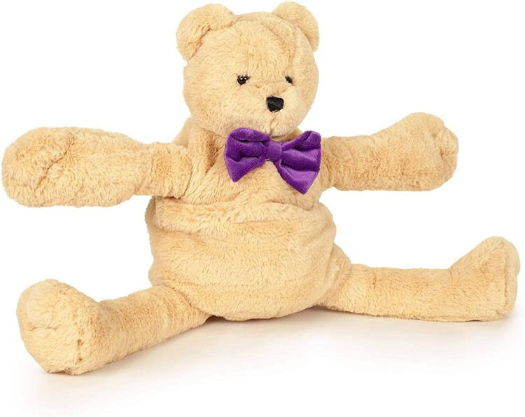 Miś Maskotka Muszka Wysuwane Ramiona Nogi Pluszak