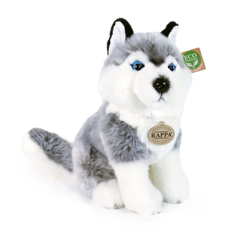 Maskotka EKO Realistyczny Pluszowy Pies HUSKY 30cm