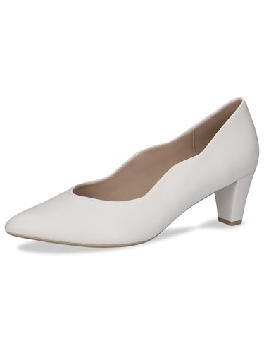 CAPRICE Damskie czółenka 9-22400-42, White Nappa, 37.5 EU