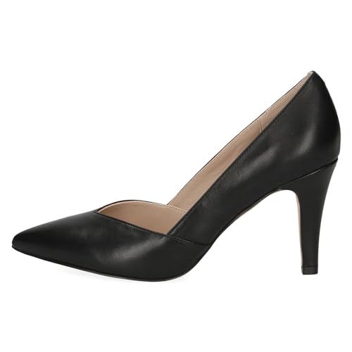 CAPRICE Damskie czółenka 9-22401-42, Czarna papka, 38.5 EU