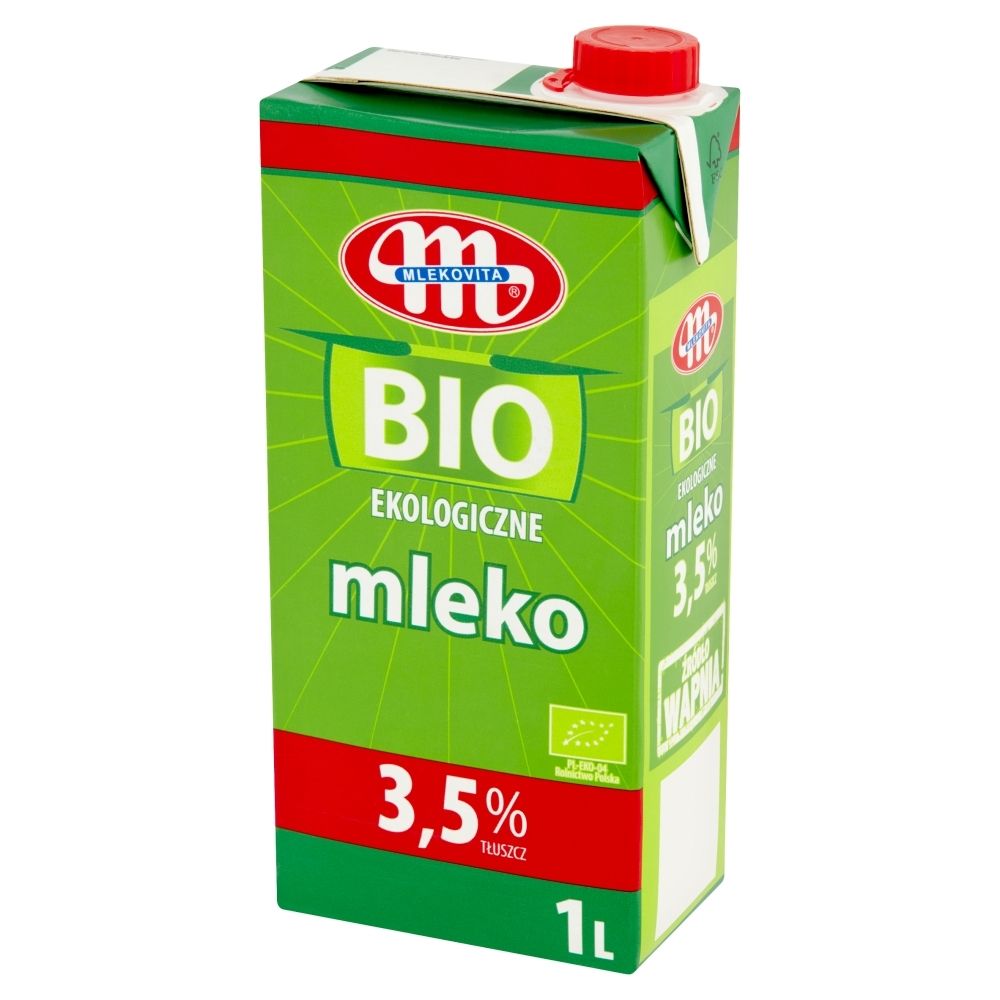 Mlekovita Mleko Bio UHT zawartość tłuszczu 3,5%