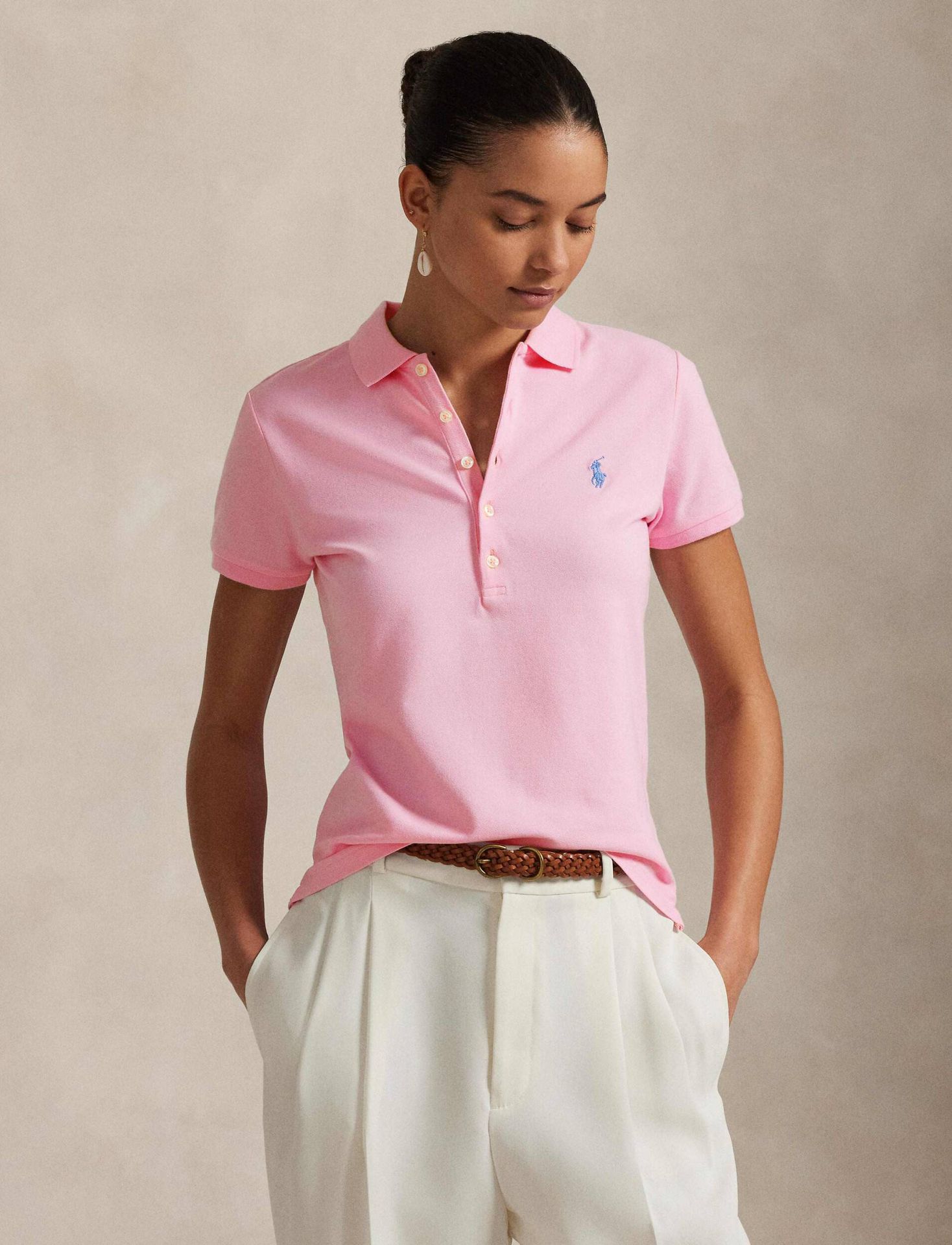 POLO RALPH LAUREN Polo Julie Slim Fit pique