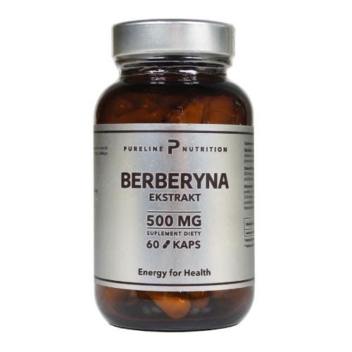 Pureline Nutrition, Berberyna Ekstrakt 500 Mg, 60 kaps.