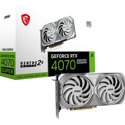 Karta graficzna MSI GeForce RTX 4070 Super Ventus 2X White OC 12GB DLSS 3