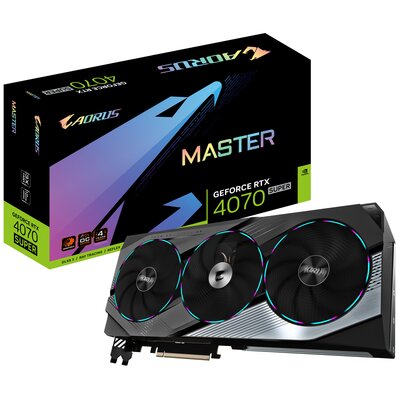 Gigabyte GeForce RTX 4070 SUPER AORUS MASTER 12GB GDDR6X