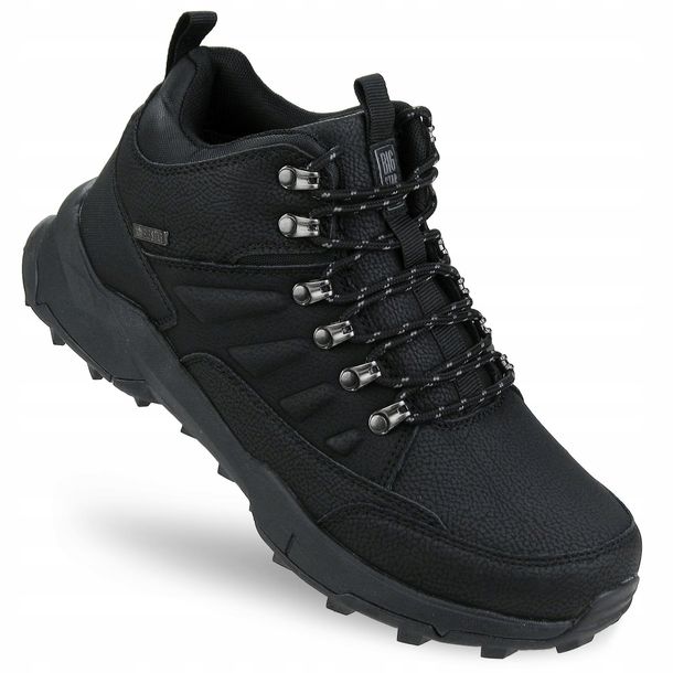 Buty męskie zimowe ocieplane BIG STAR trekkingowe skórzane MM174156 r. 45