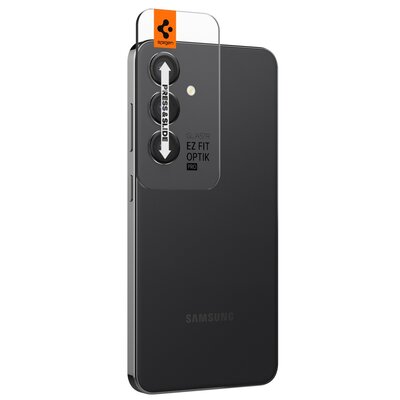 Szkło hartowane na obiektyw SPIGEN Optik.Tr Ez Fit Camera do Samsung Galaxy S24+ Czarny (2 szt.)