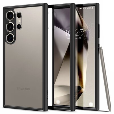 Etui SPIGEN Ultra Hybrid do Samsung Galaxy S24 Ultra Czarny mat