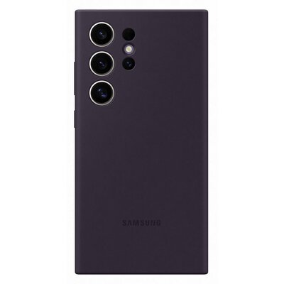 Etui SAMSUNG Silicone Case do Galaxy S24 Ultra EF-PS928TEEGWW Ciemnofioletowy