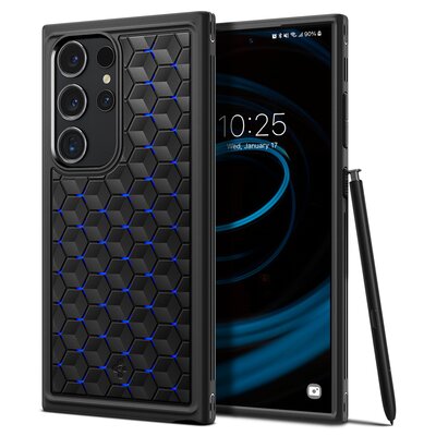 Etui SPIGEN Cryo Armor do Samsung Galaxy S24 Ultra Czarno-niebieski