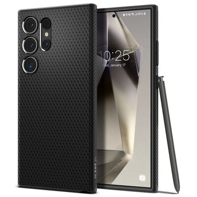 Etui SPIGEN Liquid Air do Samsung Galaxy S24 Ultra Czarny mat
