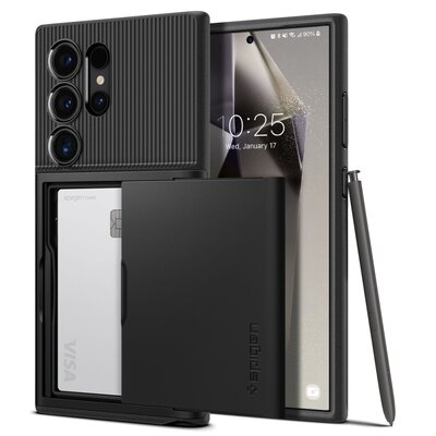 Etui SPIGEN Slim Armor CS do Samsung Galaxy S24 Ultra Czarny