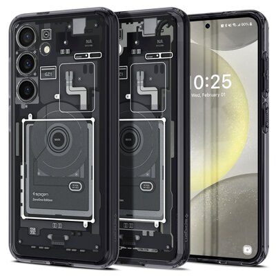 Etui SPIGEN Ultra Hybrid do Samsung Galaxy S24 Zero One Przezroczysty-czarny
