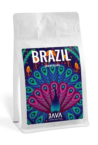 Kawa ziarnista JAVA Brazylia Santa Clara Filtr 250g