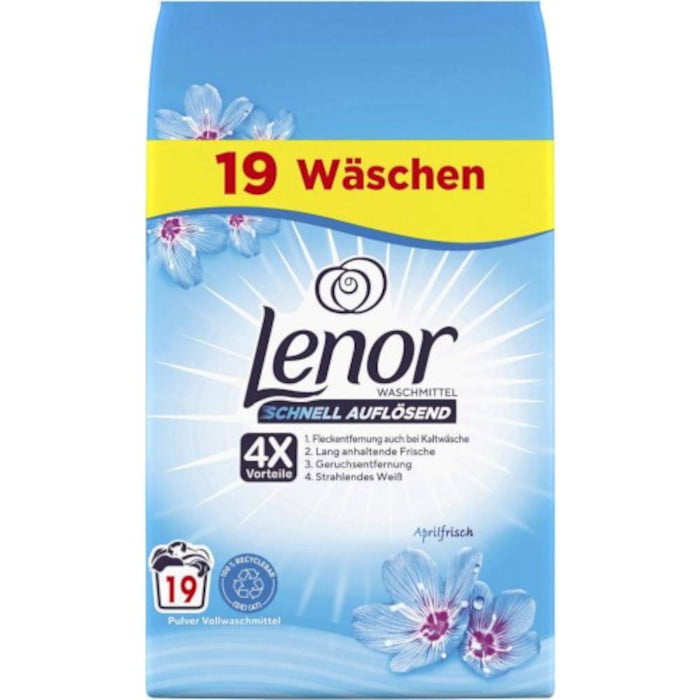 Фото - Інше для прання Lenor 4X Universal Aprilfrisch 1,1kg (proszek do prania białych i kolorowy 