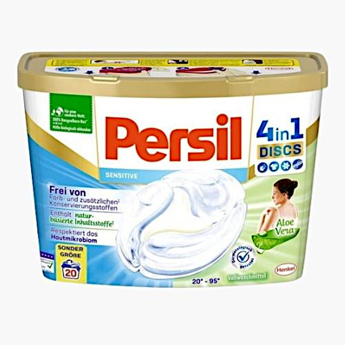Persil 4in1 Discs Sensitive 20szt (kapsułki do prania białych i kolorowych tkanin)