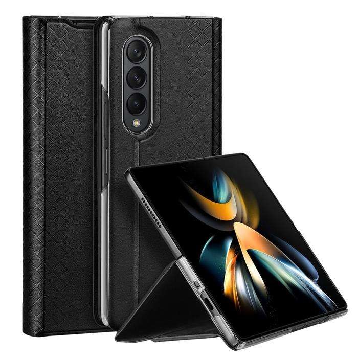 Dux Ducis Bril etui SAMSUNG GALAXY Z Fold 4 z klapką portfel podstawka czarny