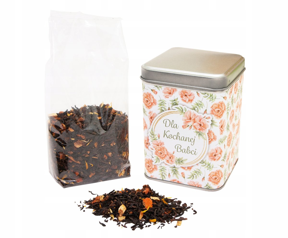 Herbata liściasta w puszce prezent dla Babci Dzień Babci