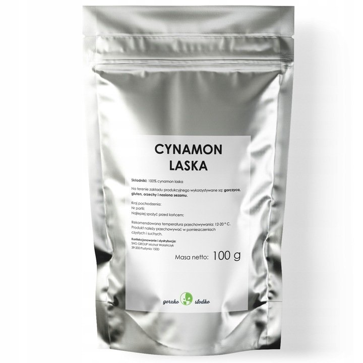 CYNAMON LASKA aromatyczna przyprawa 100g