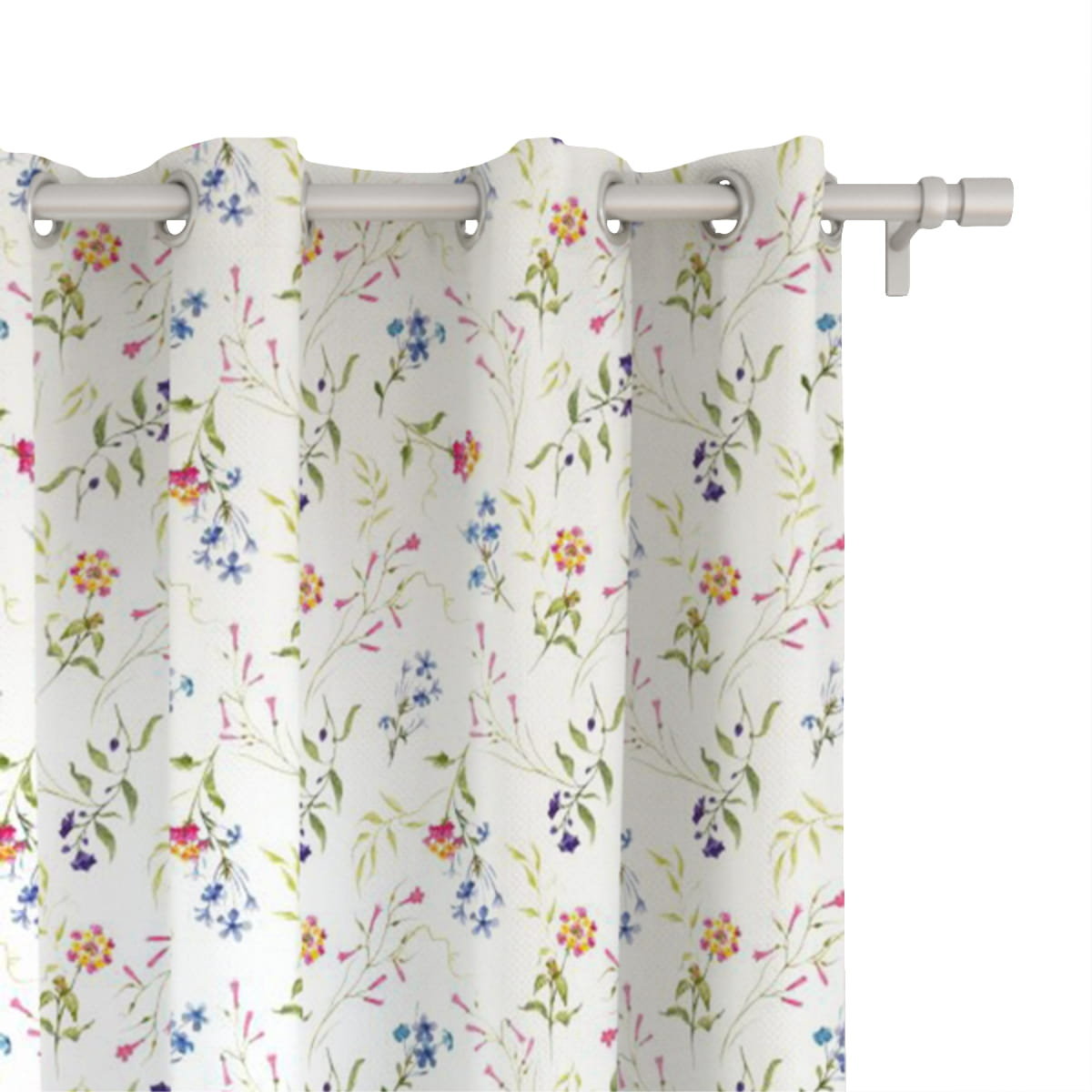 Zasłona SPRING wzór SP14 | drobne polne kwiaty 150 x 260 cm tkanina zaciemniająca