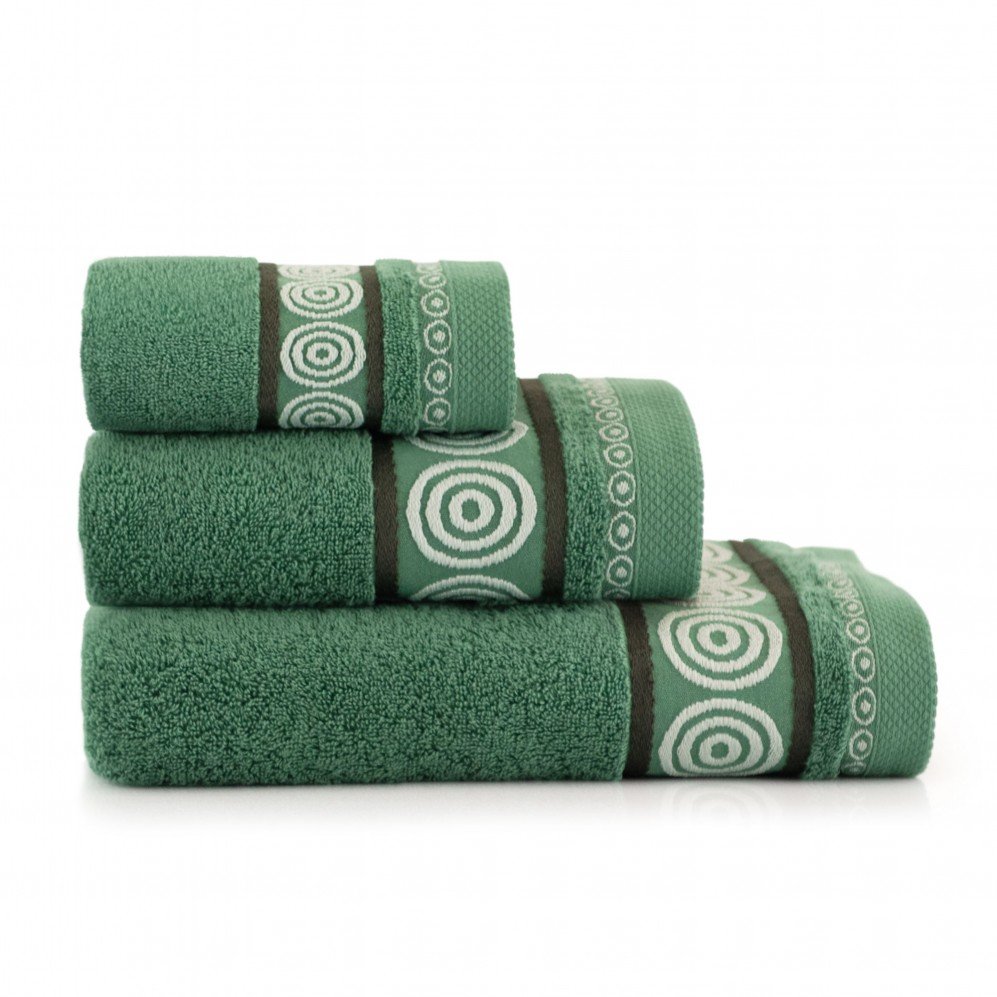 Ręcznik Rondo 2 70x140 zielony