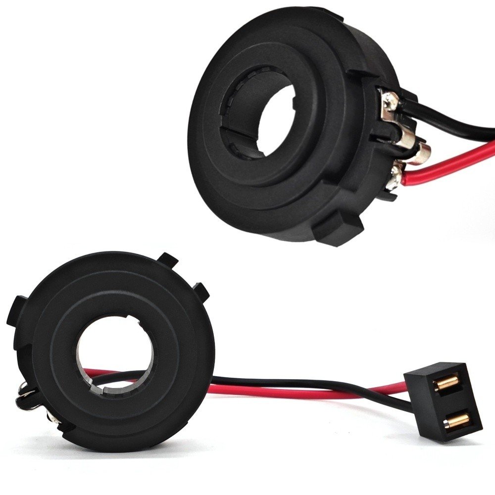 Adapter do żarówek LED H7 z kołnierzem, 2 szt, bardzo łatwy montaż. Volkswagen, VW