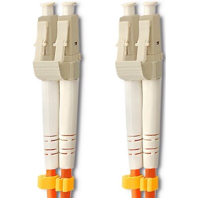 Qoltec Qoltec Patchcord światłowodowy LC-LC | Multimode | 50/125U | OM2 | Duplex | 1m 50460