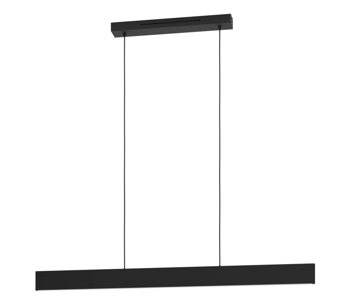 Eglo 900878 - LED RGBW Ściemnialny żyrandol na lince ANDREAS-Z LED/38W/230V czarny