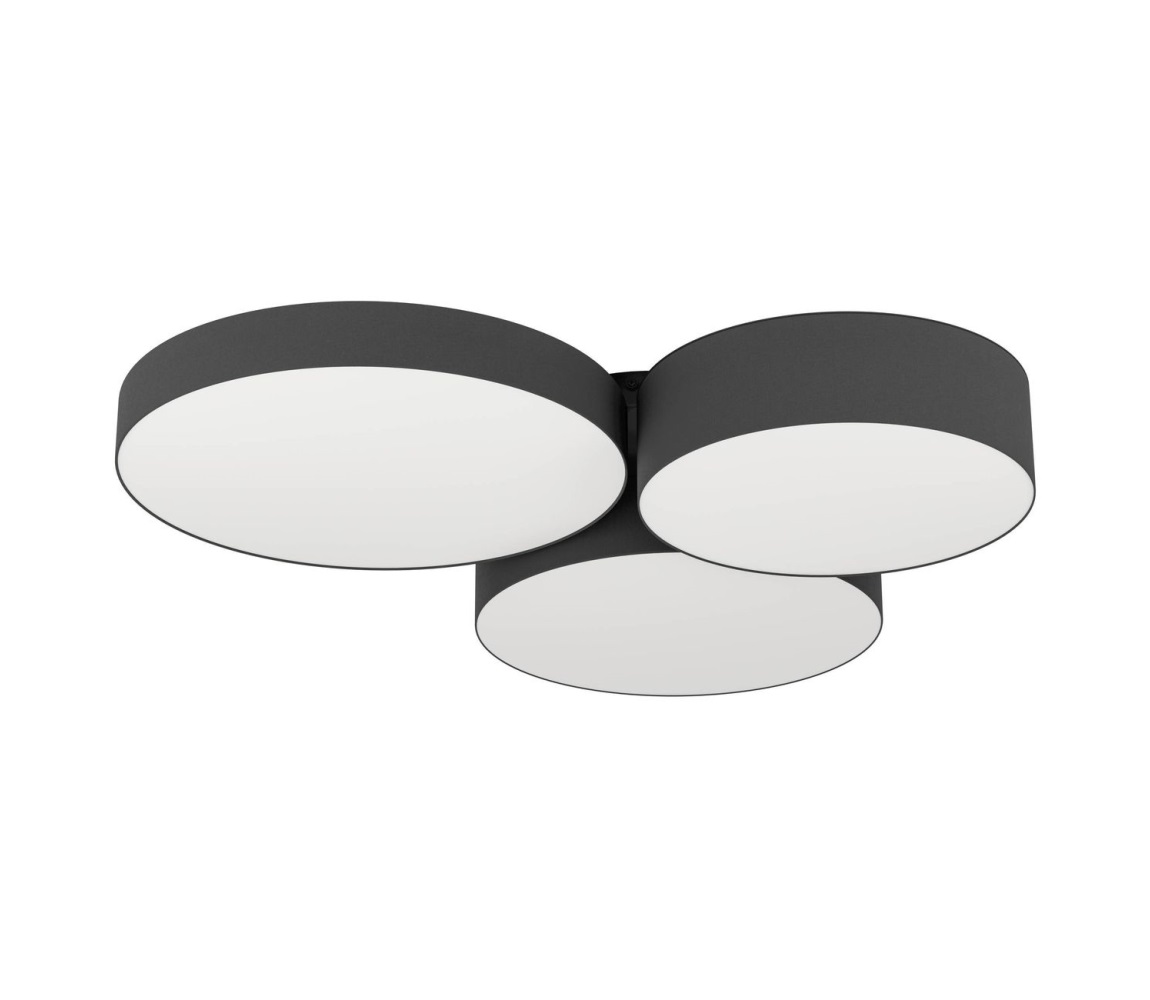 Eglo 900853-LEDRGBW Plafon ściemnialny BARBANO-Z 3xLED/7,5W/230V czarny