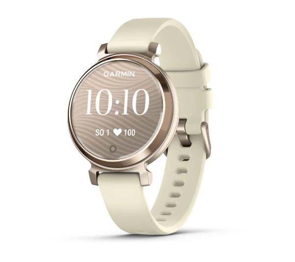 Garmin Lily 2 35mm Złota koperta z beżowym paskiem