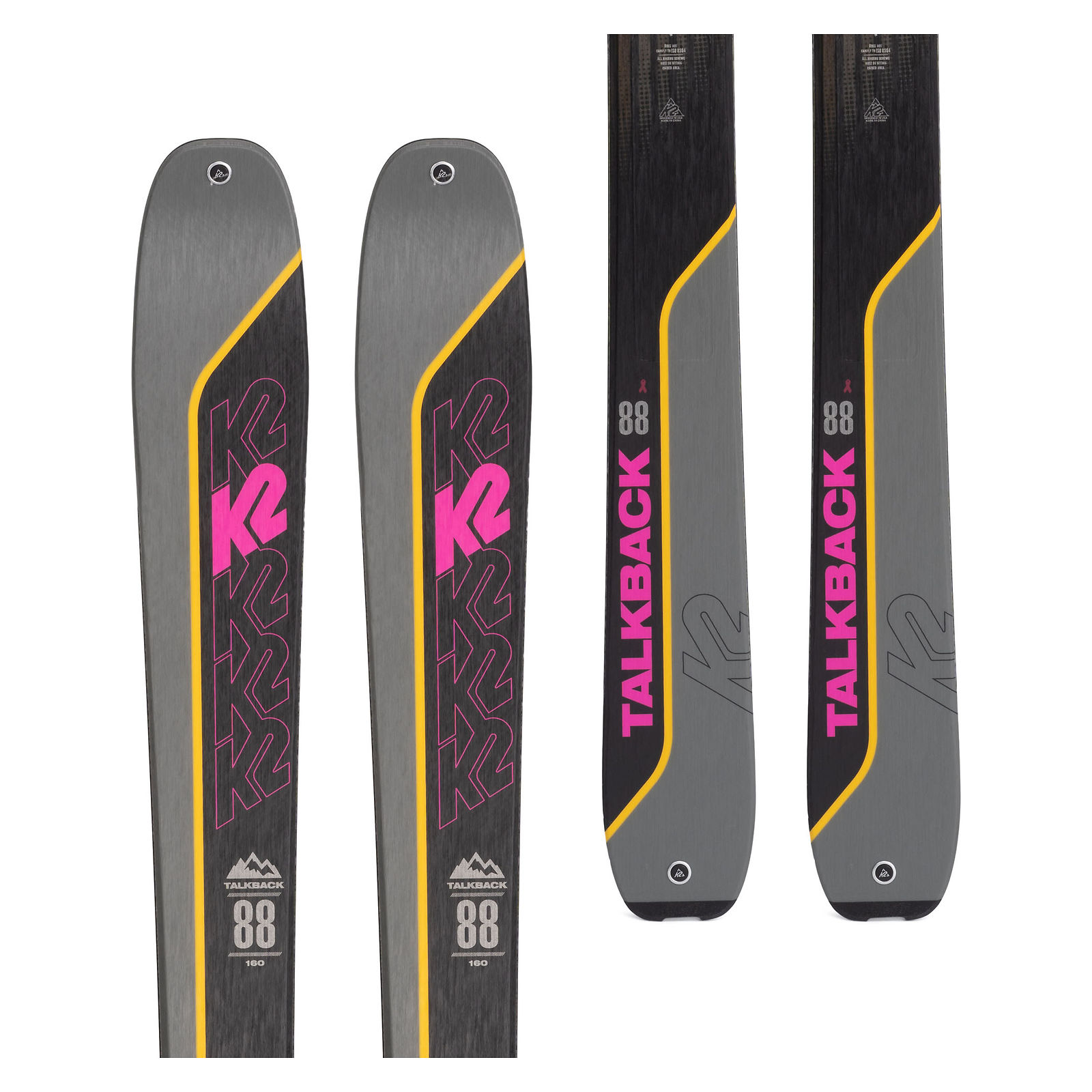 Narty skiturowe damskie K2 Talkback 88 10E0601