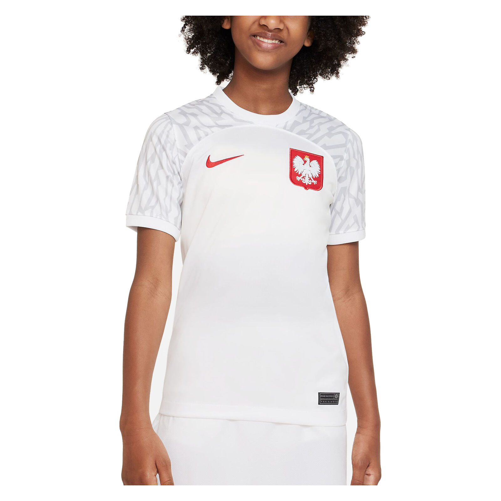 Koszulka piłkarska dla dzieci Nike Polska Stadium 2022/23 Home DN0841