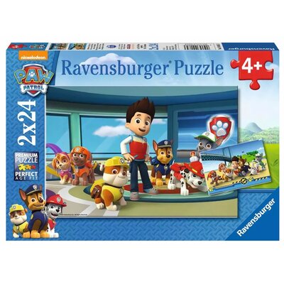 Ravensburger Puzzle Psi Patrol Prubble i przyjaciele 2 x 24 el 090853