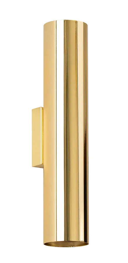 Złoty kinkiet w kształcie tuby - A418 C4-Z47