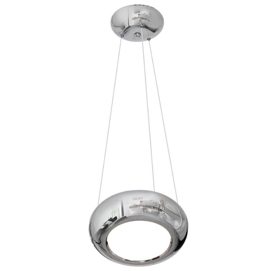 Nowoczesna chromowana lampa wisząca - K349 F3-E42