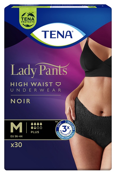 SCA Tena ESSITY POLAND SP Z O.O Lady Pants Noir Plus majtki chłonne M 9 sztuk